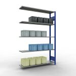 Anbauregal, Fachbodenregal Stecksystem MULTIplus150, 2000...