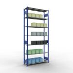 Grundregal, Fachbodenregal Stecksystem MULTIplus150, 3000...