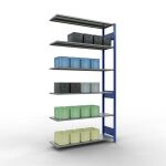 Anbauregal, Fachbodenregal Stecksystem MULTIplus150, 2500...