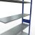 Anbauregal, Fachbodenregal Stecksystem MULTIplus150, 3000 x 1300 x 400 mm (HxBxT), 7 Fachböden, Längenriegel, RAL 5010 enzianblau/verzinkt