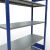 Grundregal, Fachbodenregal Stecksystem MULTIplus150, 2000 x 1300 x 500 mm (HxBxT), 5 Fachböden, Längenriegel, RAL 5010 enzianblau/verzinkt
