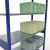 Grundregal, Fachbodenregal Stecksystem MULTIplus150, 2500 x 1300 x 500 mm (HxBxT), 6 Fachböden, Längenriegel, RAL 5010 enzianblau/verzinkt