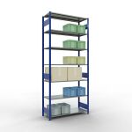 Grundregal, Fachbodenregal Stecksystem MULTIplus150, 3000...