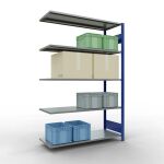 Anbauregal, Fachbodenregal Stecksystem MULTIplus150, 2000...