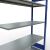 Anbauregal, Fachbodenregal Stecksystem MULTIplus150, 2000 x 1300 x 500 mm (HxBxT), 5 Fachböden, Längenriegel, RAL 5010 enzianblau/verzinkt