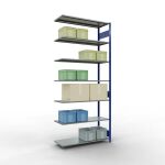 Anbauregal, Fachbodenregal Stecksystem MULTIplus150, 3000...