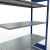 Anbauregal, Fachbodenregal Stecksystem MULTIplus150, 2000 x 1300 x 600 mm (HxBxT), 5 Fachböden, Längenriegel, RAL 5010 enzianblau/verzinkt