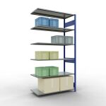 Anbauregal, Fachbodenregal Stecksystem MULTIplus150, 2500...