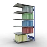 Anbauregal, Fachbodenregal Stecksystem MULTIplus150, 2500...