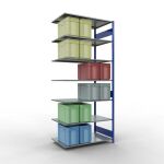 Anbauregal, Fachbodenregal Stecksystem MULTIplus150, 3000...