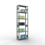 Grundregal, Fachbodenregal Stecksystem MULTIplus250, 2500...