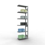 Anbauregal, Fachbodenregal Stecksystem MULTIplus250, 2500...