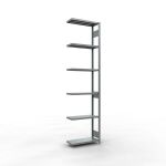 Anbauregal, Fachbodenregal Stecksystem MULTIplus250, 3000...