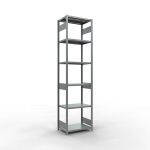 Grundregal, Fachbodenregal Stecksystem MULTIplus250, 3000...