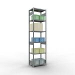 Grundregal, Fachbodenregal Stecksystem MULTIplus250, 3000...