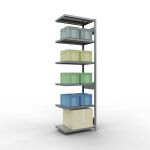 Anbauregal, Fachbodenregal Stecksystem MULTIplus250, 2500...