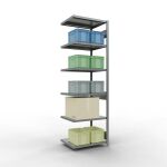 Anbauregal, Fachbodenregal Stecksystem MULTIplus250, 2500...