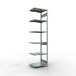 Anbauregal, Fachbodenregal Stecksystem MULTIplus250, 3000...