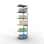 Anbauregal, Fachbodenregal Stecksystem MULTIplus250, 3000...