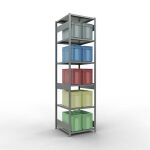 Grundregal, Fachbodenregal Stecksystem MULTIplus250, 3000...