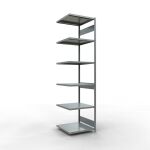 Anbauregal, Fachbodenregal Stecksystem MULTIplus250, 3000...