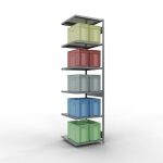 Anbauregal, Fachbodenregal Stecksystem MULTIplus250, 3000...