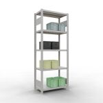 Grundregal, Fachbodenregal Stecksystem MULTIplus250, 2000...