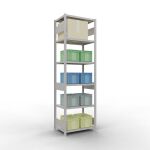 Grundregal, Fachbodenregal Stecksystem MULTIplus250, 2500...