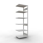 Anbauregal, Fachbodenregal Stecksystem MULTIplus250, 2500...