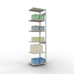 Anbauregal, Fachbodenregal Stecksystem MULTIplus250, 3000...