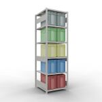 Grundregal, Fachbodenregal Stecksystem MULTIplus250, 2500...