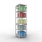 Grundregal, Fachbodenregal Stecksystem MULTIplus250, 3000...