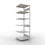 Anbauregal, Fachbodenregal Stecksystem MULTIplus250, 2500...