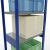 Grundregal, Fachbodenregal Stecksystem MULTIplus250, 2500 x 750 x 500 mm (HxBxT), 6 Fachböden, Längenriegel, RAL 5010 enzianblau/verzinkt/verzinkt
