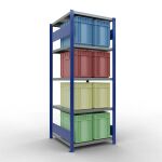 Grundregal, Fachbodenregal Stecksystem MULTIplus250, 2000...