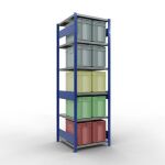 Grundregal, Fachbodenregal Stecksystem MULTIplus250, 2500...