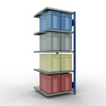 Anbauregal, Fachbodenregal Stecksystem MULTIplus250, 2000...