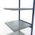 Anbauregal, Fachbodenregal Stecksystem MULTIplus250, 3000 x 750 x 800 mm (HxBxT), 7 Fachböden, Längenriegel, RAL 5010 enzianblau/verzinkt/verzinkt