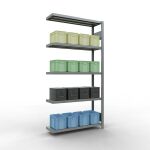 Anbauregal, Fachbodenregal Stecksystem MULTIplus250, 2000...