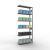 Anbauregal, Fachbodenregal Stecksystem MULTIplus250, 2500 x 1000 x 300 mm (HxBxT), 6 Fachböden, Längenriegel, verzinkt
