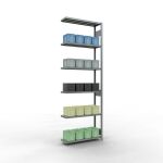 Anbauregal, Fachbodenregal Stecksystem MULTIplus250, 3000...