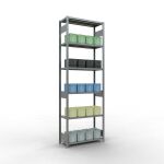 Grundregal, Fachbodenregal Stecksystem MULTIplus250, 3000...