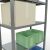 Grundregal, Fachbodenregal Stecksystem MULTIplus250, 2000 x 1000 x 500 mm (HxBxT), 5 Fachböden, Längenriegel, verzinkt