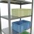 Grundregal, Fachbodenregal Stecksystem MULTIplus250, 2000 x 1000 x 600 mm (HxBxT), 5 Fachböden, Längenriegel, verzinkt