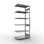 Anbauregal, Fachbodenregal Stecksystem MULTIplus250, 2500...