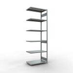 Anbauregal, Fachbodenregal Stecksystem MULTIplus250, 3000...