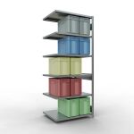 Anbauregal, Fachbodenregal Stecksystem MULTIplus250, 2500...
