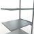 Anbauregal, Fachbodenregal Stecksystem MULTIplus250, 3000 x 1000 x 800 mm (HxBxT), 7 Fachböden, Längenriegel, verzinkt