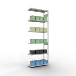 Anbauregal, Fachbodenregal Stecksystem MULTIplus250, 3000...