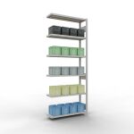 Anbauregal, Fachbodenregal Stecksystem MULTIplus250, 2500...